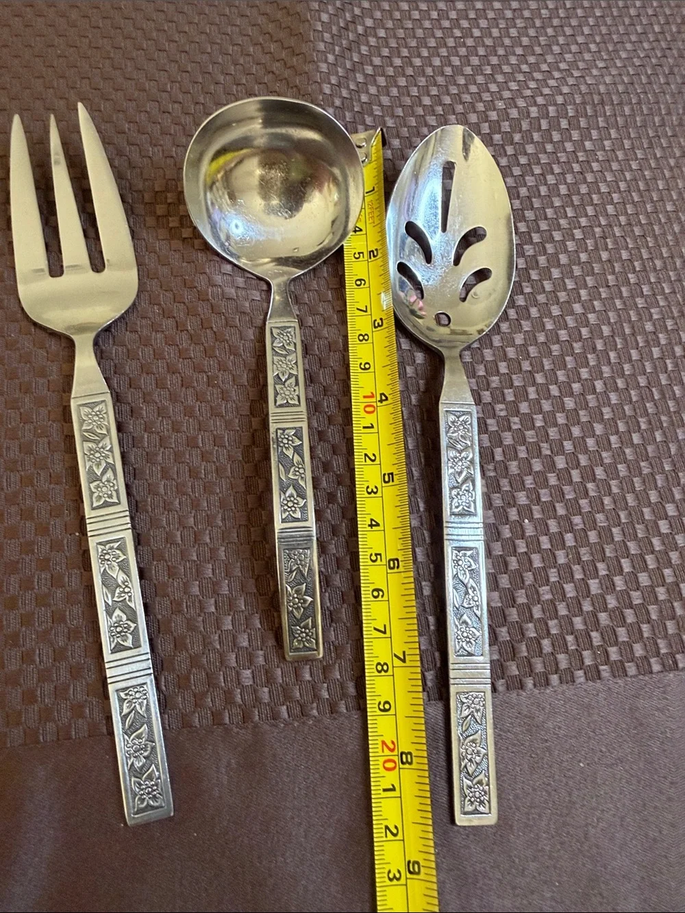 Vintage DALMATIA by PRESENT JAPAN Stainless Serving Set - 5 Piece